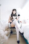 [Cosplay] Bu Dai Mao 不呆猫 - Bikini Maid 比基尼女仆