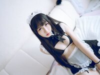 [Cosplay] Bu Dai Mao 不呆猫 - Bikini Maid 比基尼女仆