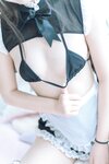 [Cosplay] Bu Dai Mao 不呆猫 - Bikini Maid 比基尼女仆