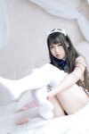 [Cosplay] Bu Dai Mao 不呆猫 - Bikini Maid 比基尼女仆