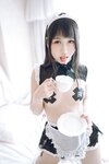 [Cosplay] Bu Dai Mao 不呆猫 - Bikini Maid 比基尼女仆