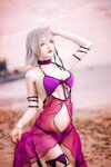 [Cosplay] Airi 仙九 - Black Swimsuit 黑贞水着