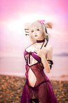 [Cosplay] Airi 仙九 - Black Swimsuit 黑贞水着