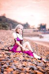 [Cosplay] Airi 仙九 - Black Swimsuit 黑贞水着