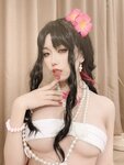 [Cosplay] Yibeibuchi 一北亦北 - Seshoin Swimsuit 杀生院泳装