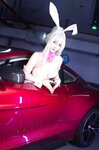 [Cosplay] 抱走莫子aa - 雪女跑车兔女郎
