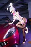 [Cosplay] 抱走莫子aa - 雪女跑车兔女郎