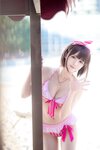 [Cosplay] Eel Feier 鳗鱼霏儿 - Kato Megumi Swimsuit 加藤惠泳装