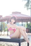 [Cosplay] Eel Feier 鳗鱼霏儿 - Kato Megumi Swimsuit 加藤惠泳装