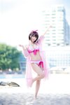 [Cosplay] Eel Feier 鳗鱼霏儿 - Kato Megumi Swimsuit 加藤惠泳装