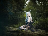 [Cosplay] 麻花麻花酱 - 明日方舟 闪灵泳装