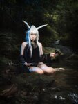 [Cosplay] 麻花麻花酱 - 明日方舟 闪灵泳装