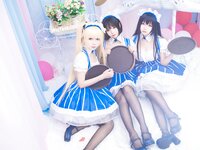 [Cosplay] 白金Saki 女仆
