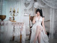 [Cosplay] Nyako 喵子 - Pure White Wedding Dress 大凤纯白婚纱