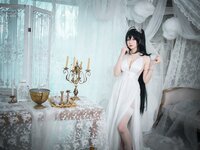 [Cosplay] Nyako 喵子 - Pure White Wedding Dress 大凤纯白婚纱
