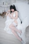 [Cosplay] Nyako 喵子 - Pure White Wedding Dress 大凤纯白婚纱