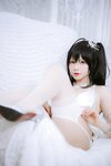 [Cosplay] Nyako 喵子 - Pure White Wedding Dress 大凤纯白婚纱