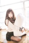 [Cosplay] 白金Saki 半透明水手服