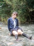 [しずく(原nagisa魔物喵)] - 川で水遊び