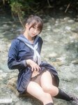 [しずく(原nagisa魔物喵)] - 川で水遊び