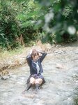 [しずく(原nagisa魔物喵)] - 川で水遊び