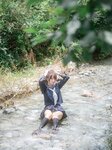 [しずく(原nagisa魔物喵)] - 川で水遊び