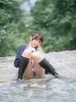 [しずく(原nagisa魔物喵)] - 川で水遊び