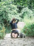 [しずく(原nagisa魔物喵)] - 川で水遊び