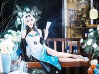 [Cosplay] Tomoyo酱 - 星穹铁道 流萤旗袍