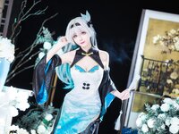 [Cosplay] Tomoyo酱 - 星穹铁道 流萤旗袍