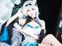 [Cosplay] Tomoyo酱 - 星穹铁道 流萤旗袍