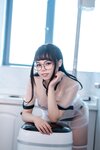 [Cosplay] Qiyuemiaozi 七月喵子 - Yogurt glasses girl 酸奶眼镜娘