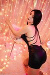 [Cosplay] 筱筱 - 皮裙棚拍
