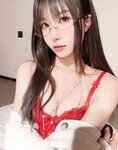 [Cosplay] Pudding Dafa 布丁大法 - Raspberry Glasses Girl 覆盆子眼镜娘