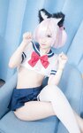 [Cosplay] Shine 羽天 - Cat ears JK 猫耳JK