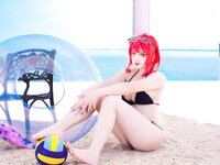 [Cosplay] 隼隼子 & 刺青Poi - 沙滩排球