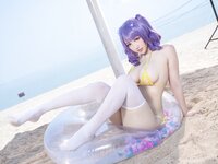 [Cosplay] 隼隼子 & 刺青Poi - 沙滩排球