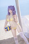 [Cosplay] 隼隼子 & 刺青Poi - 沙滩排球