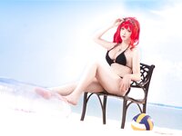 [Cosplay] 隼隼子 & 刺青Poi - 沙滩排球