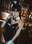 [Cosplay] Yixiaoran 一只冉呐 - Atago Bunny Girl 爱宕兔女郎