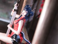 [Cosplay] Sandu 69 三度69 - Tomorrow's Ark Chen Cheongsam 明日方舟陈旗袍