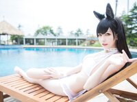 [Cosplay] Ni De Fu Qing 你的负卿 - Atago Swimsuit 爱宕泳装