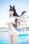[Cosplay] Ni De Fu Qing 你的负卿 - Atago Swimsuit 爱宕泳装