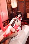 [Cosplay] Jean 九曲 - Dafeng cheongsam 大凤旗袍