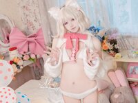 [Cosplay] 咬一口兔娘 - 他的猫