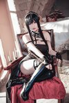 [Cosplay] 尤物清水由乃 - 间谍过家家 约尔战斗服