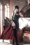 [Cosplay] 尤物清水由乃 - 间谍过家家 约尔战斗服
