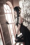 [Cosplay] 尤物清水由乃 - 间谍过家家 约尔战斗服