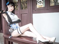 [Cosplay] Ni De Fu Qing 你的负卿 - Ping Er Cheongsam 瓶儿旗袍