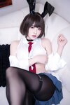 [Cosplay] 尤物清水由乃 - JK兔女郎